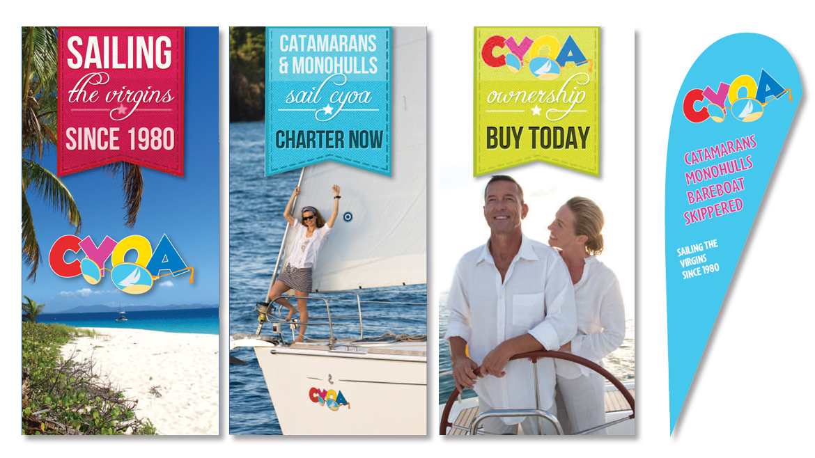 CYOA Yacht Charters Display